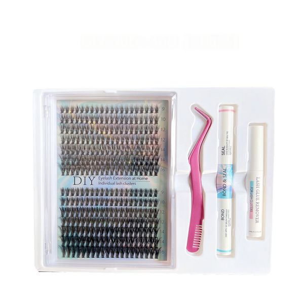 Lash Clusters Kit 280Piece 30D 40D DIY Lashes Extension Kit 9-16MM