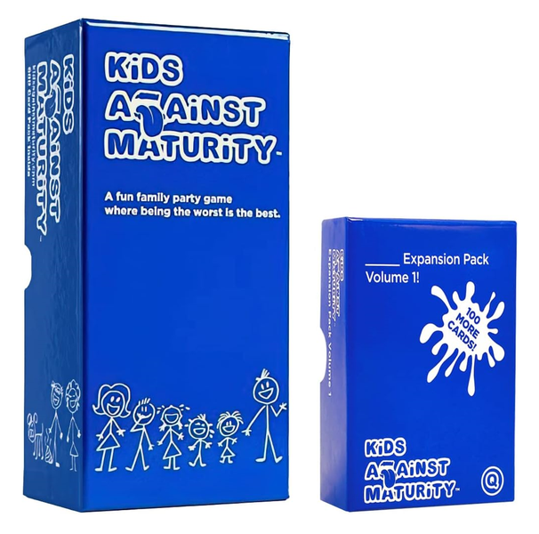 Kids Against Maturity: Combo Pack Original Core Game with Expansion #1
