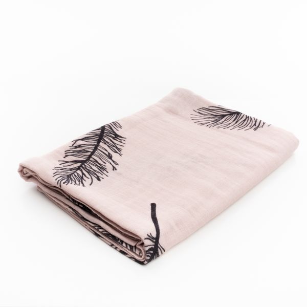 Miilk Swaddling &amp; Receiving Blankets Dreamcatcher Feather