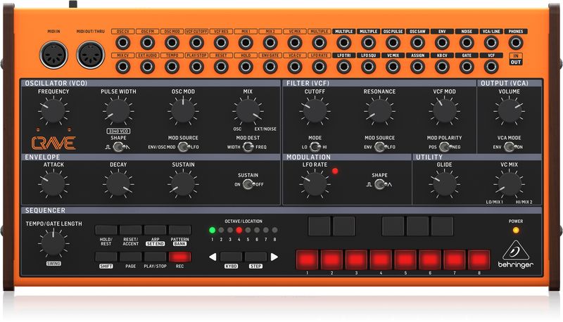 Behringer Crave Analog Semi-Modular Synthesizer