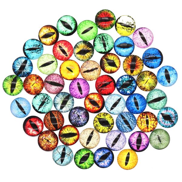 Craft Mixed Mosaic Eyeball Tiles Set of 100