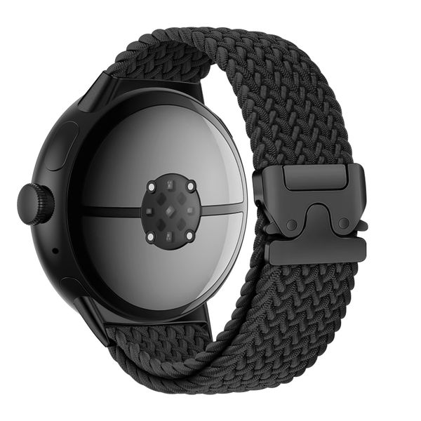 Elastic Nylon Braided Strap Compatible with Google Pixel Watch 4/3 45mm