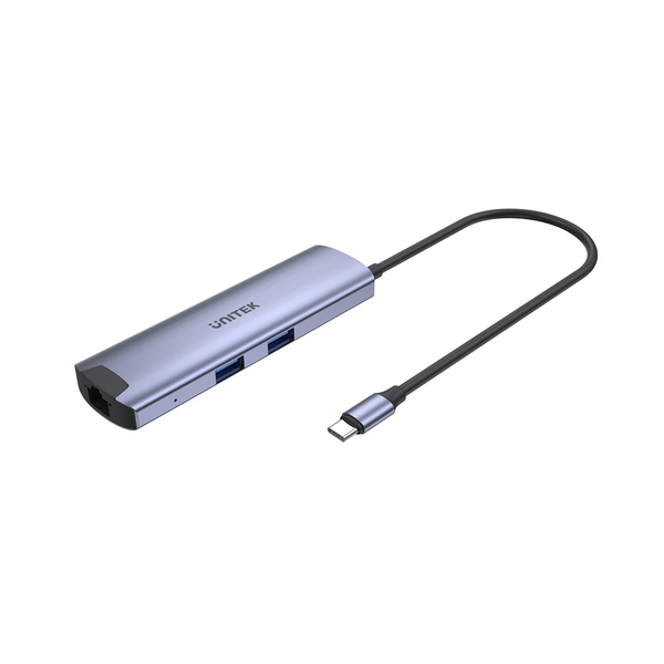 Unitek H1112F | Type-C 6-in-1 Port Replicator with 100W PD Charging