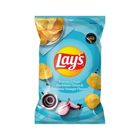 Lay's Potato Chips - Caribbean & Balsamic Vinegar (20 x 120g)