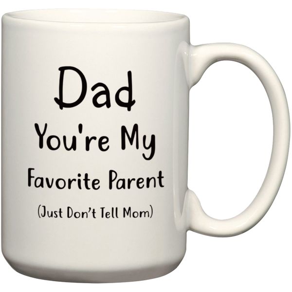 Dad You're My Favorite Parent Gift Coffee Mug
