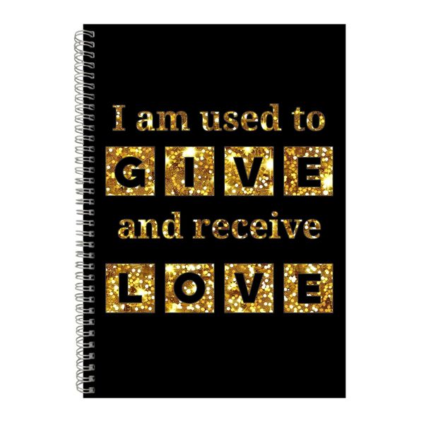 Give A4 Notebook Spiral Lined Motivational Sayings Graphic Notepad Gift 241