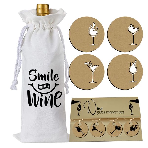 Pappa Joe – Wine Bag Gift Set - Smile There's Wine