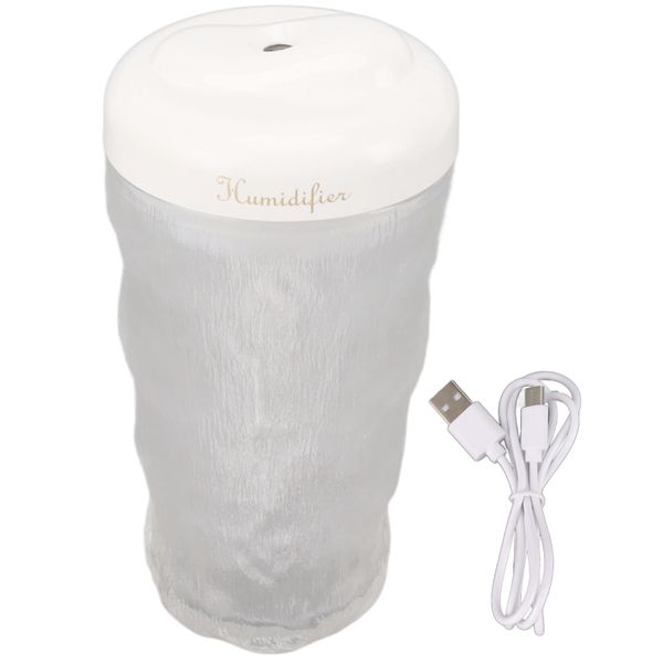 LED Cool Mist Humidifier - Adjustable Mini Humidifier For Dorm