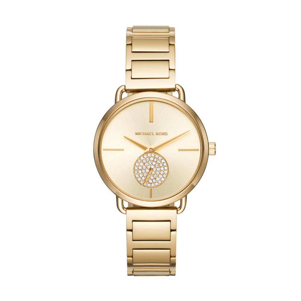 Michael Kors Portia Womens Gold Stainless Steel Watch - MK3639 | Shop ...
