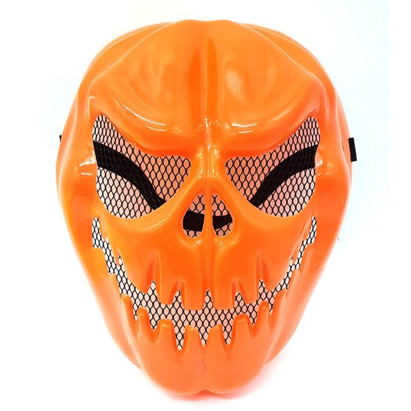 Bufftee Scary Pumpkin Halloween Face Mask - Halloween Costume Skull Mask