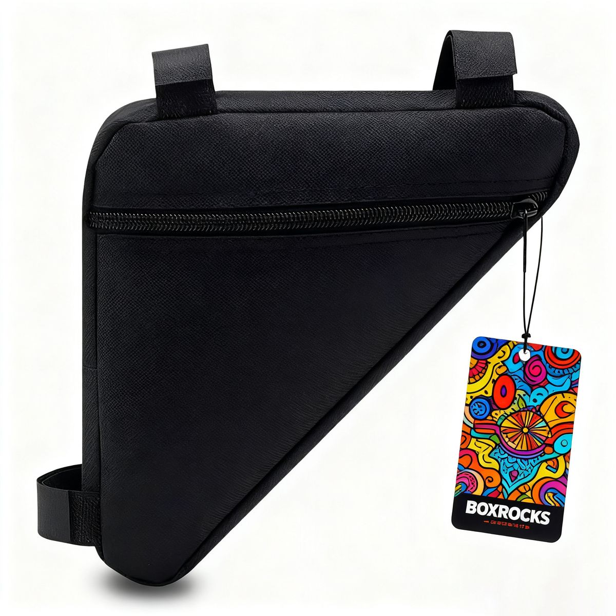 Black Bike Triangle Frame Bag Cycling Waterproof Front Handlebar Bag