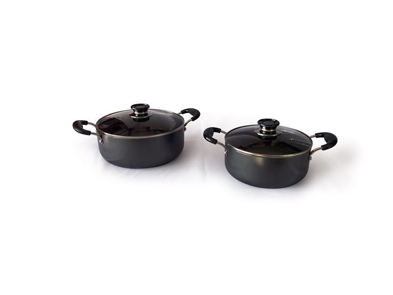Le Chef Non-Stick Casserole Pots 4 Piece