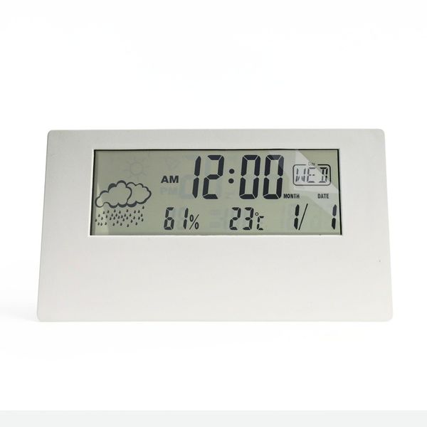 LED Multifunctional Electronic Clock Temperature And Humidity Meter