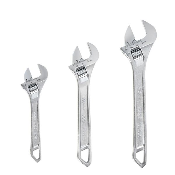 Deli Adjustable Wrench Set 6/8/10 Inch