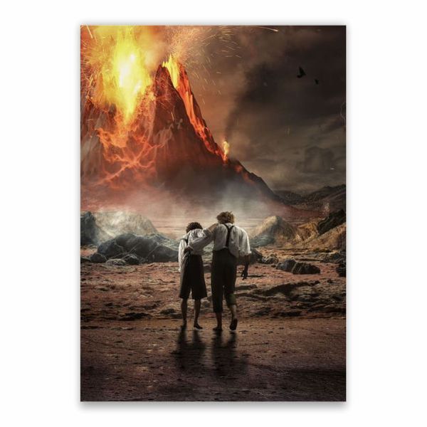 Frodo And Sam In Mordor Poster - A1