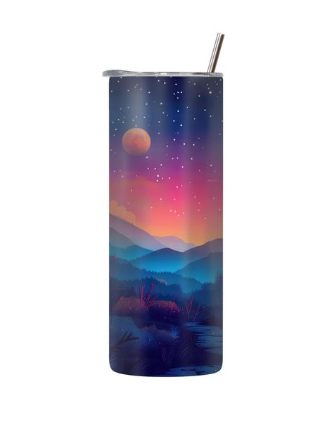 Star 20 Oz Tumbler with Lid and Straw Trendy Cool Image Graphic Present 217