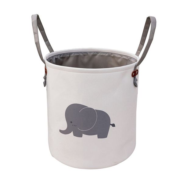 Foldable Laundry Basket Hamper for College Dorms Baby Elephant