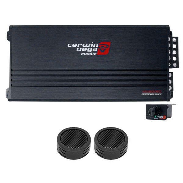 Cerwin-Vega XED8005DV2 XED Series 5 Ch 1000w Amplifier &amp; Evo Tweeters