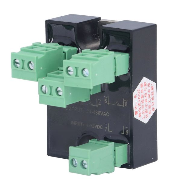 Solid State Relay Kit 3 Phase, SSR Relay 4-32VDC to 24-480VAC Output
