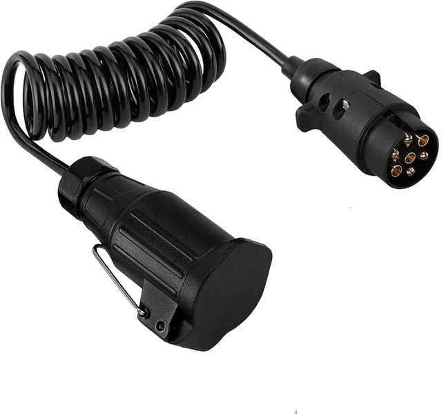 7-Pin Trailer Plug Adapter: 3M Extension Cable Trailer Adapter Plug 7-Pin