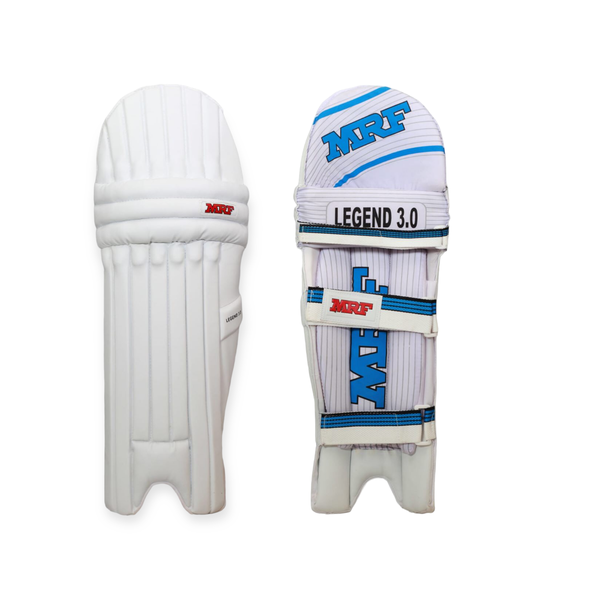 MRF Cricket Batting Pads Mrh Legend 3.0 - White/Blue