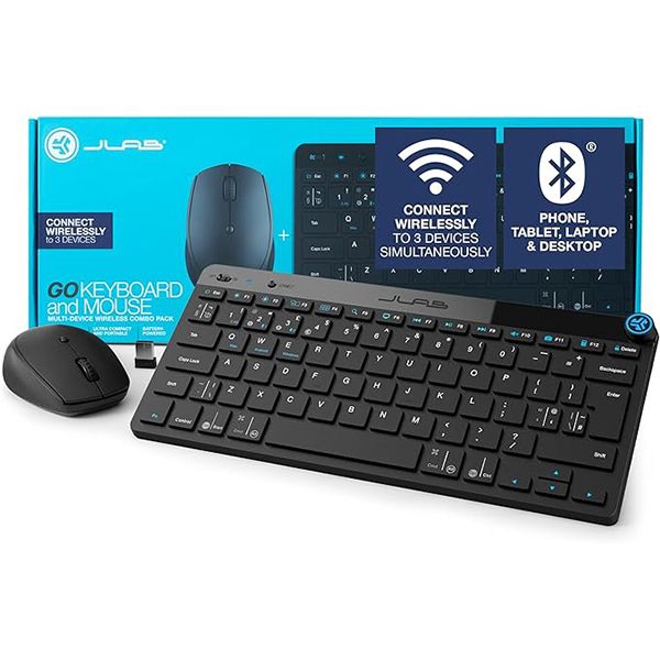 JLAB Go Bundle Bluetooth &amp; Wireless Keyboard and Mouse Set