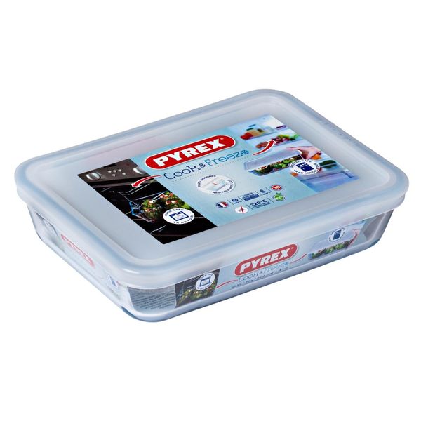 Pyrex cook &amp; freeze rect 800ml