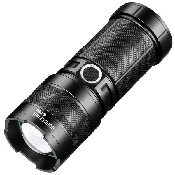SUPERFIRE GT60 Flashlight Rechargeable 1000 Lumens LED Spotlight Torch
