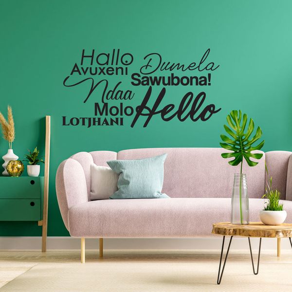 Fantastick - Hello South Africa! vinyl wall sticker