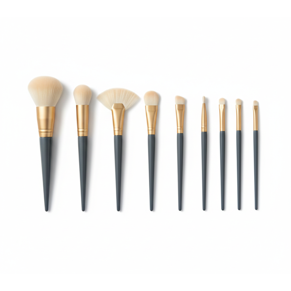 10-Piece Makeup Brush Set | Aqua