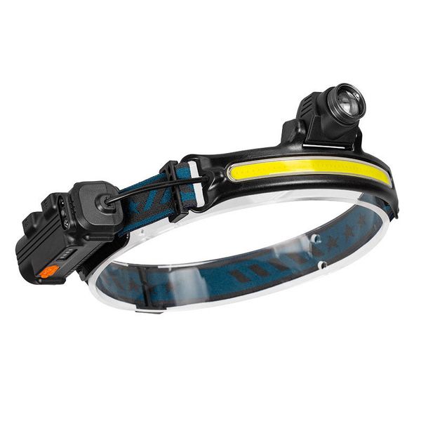 Waterproof Motion Sensor XPG+COB Headlamp Rechargeable 2000mAh - W679