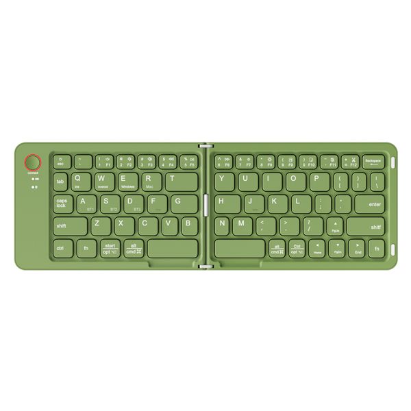 Wireless Foldable Bluetooth Keyboard, Portable Mini Keyboard for Laptop
