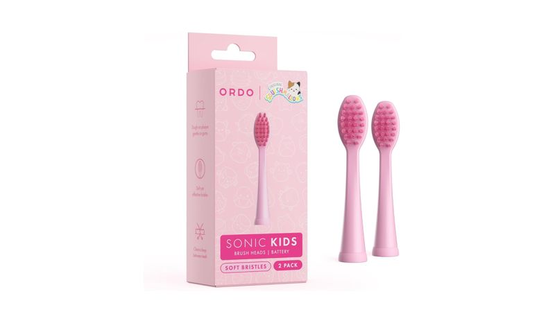 Ordo Sonic Squismallows Kids Battery Toothbrush: Brush Heads: Auggie