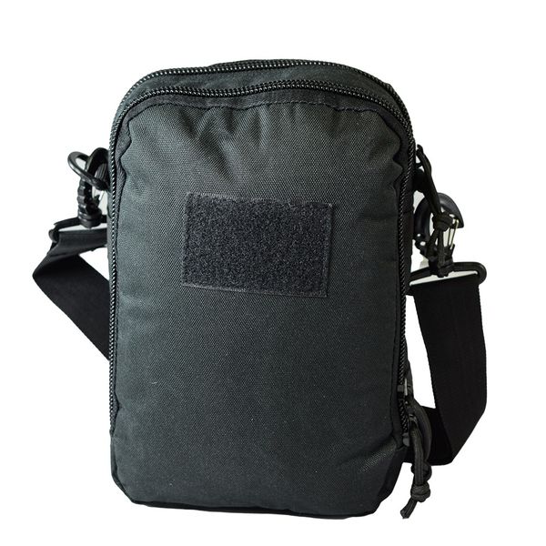 Outdoor Multi-Pocket Military Tactical Waist Storage Pack Bag - Black