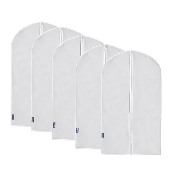 5-Pack Frosted Hanging Garment Bags - 2XL