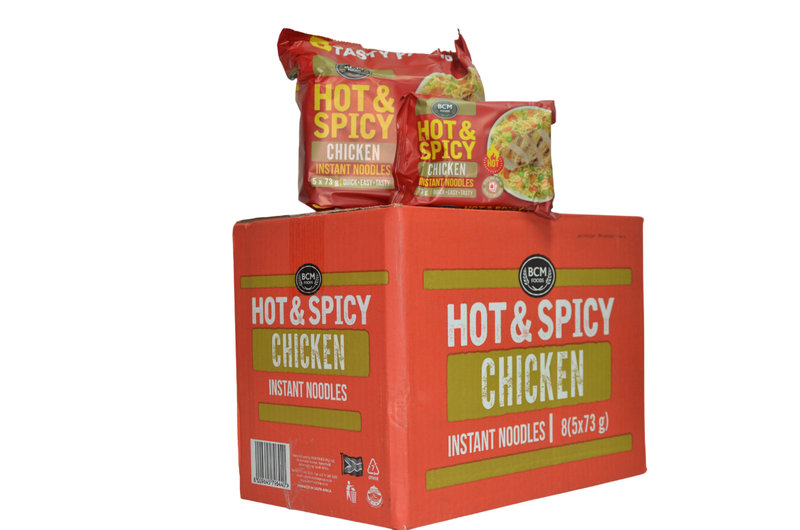 Hot And Spicy Chicken Instant Noodles Case 40 x 80g Packs