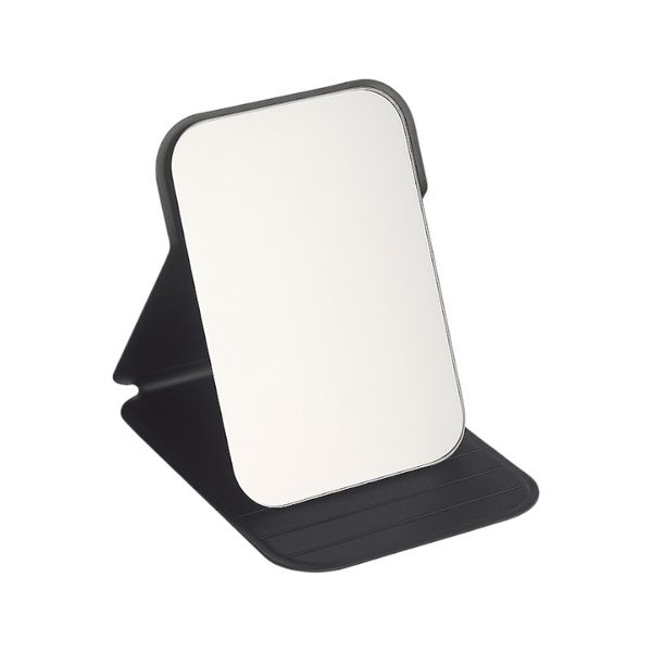 Portable PU Leather Folding Makeup Mirror