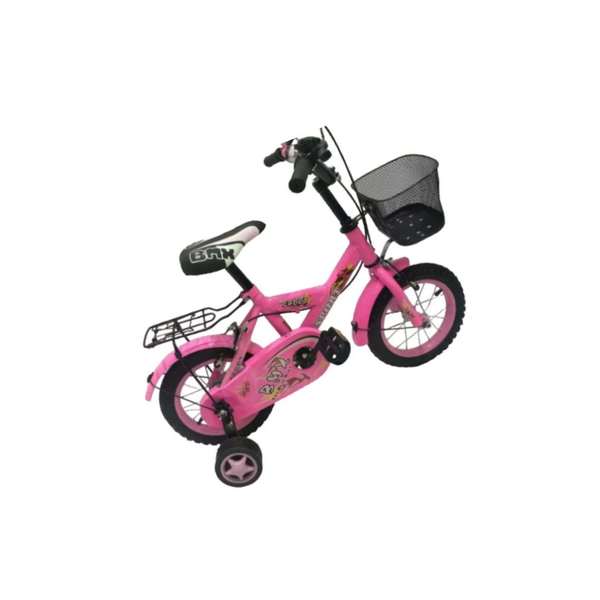 Toddler &amp; Kids Bike with Support Wheels and Basket