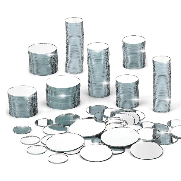 250 Pcs Crafts Mosaic Mirror Tiles For Crafts &amp; Diy Projects Supplies