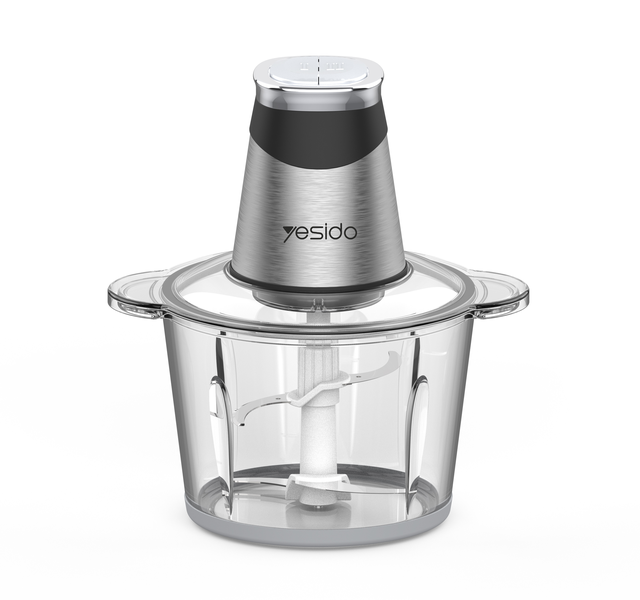 Yesido Mini Electric Food Chopper- 400W, Stainless Steel, 2L Capacity- EC28
