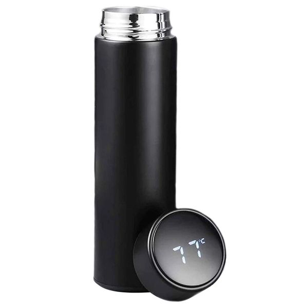 Stainless Steel Led Display Thermos Bottle