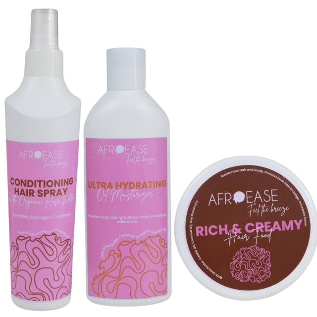 Afroease Feel the Breeze 3-Step Natural Crown Care Kit