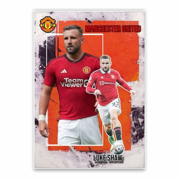 Luke Shaw Manchester United Poster - A1