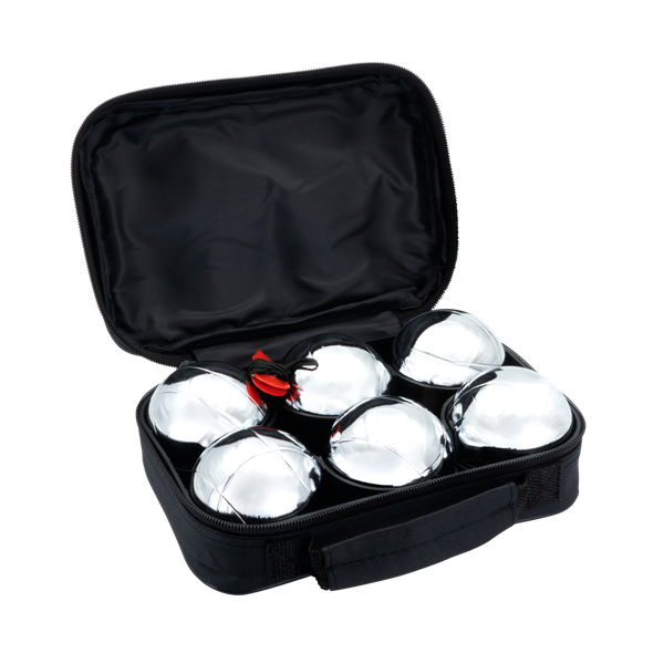 Quest 6-Piece Metal Boules Set - Outdoor Lawn Game for Family Fun