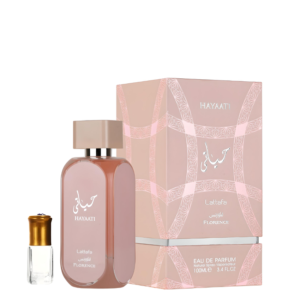 Hayaati Florence for Women by Lattafa EDP - 100ml + Perfume Oil
