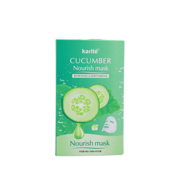 Karite Cucumber Nourish Mask Refreshing &amp; Moisturizing 10 Sheets