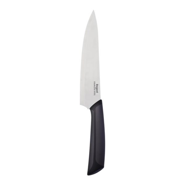 Regent Chef Knife - Black and Grey Handle Kitchen Premium - 325x30mm