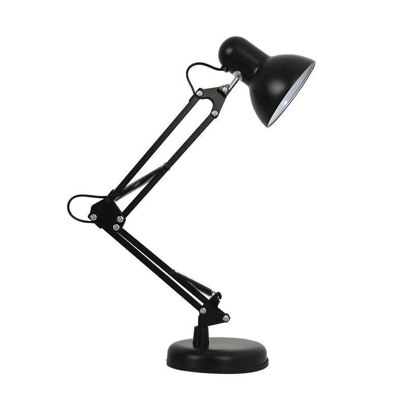 Durable, Adjustable Metal Swing Arm Desk Lamp