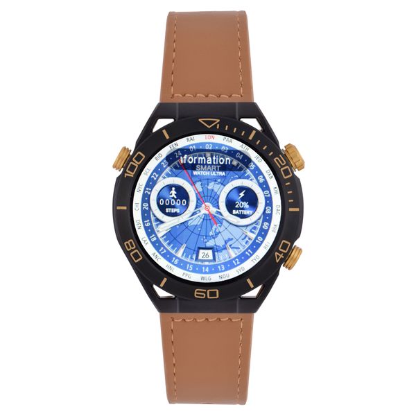 Bad Boy Major Smart Watch Set [Gun, Gold &amp; Tan]