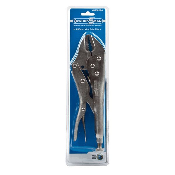Bulk Pack x 5 Worksman Lock Grip Pliers 250mm